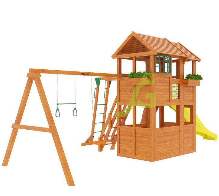 Детская игровая площадка Igragrad Клубный домик 2 с рукоходом