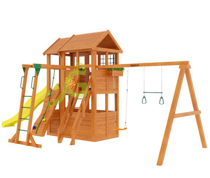 Детская игровая площадка Igragrad Клубный домик 2 с рукоходом