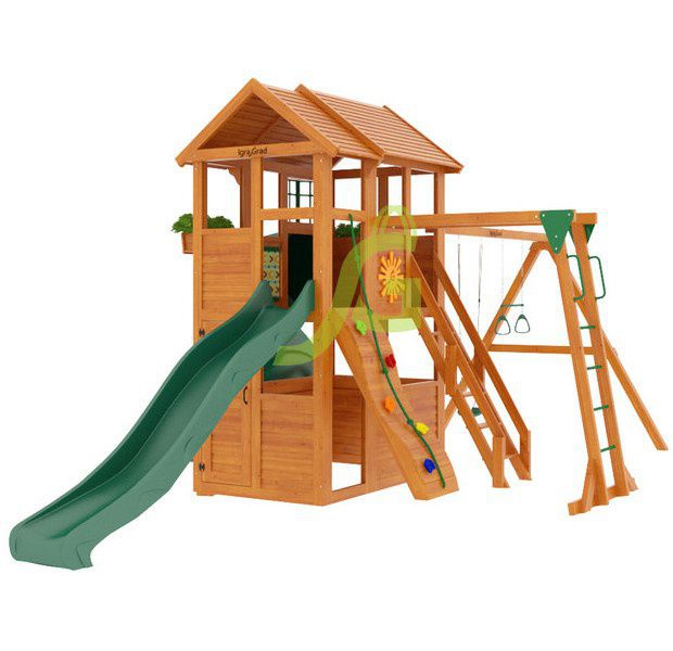 Детская игровая площадка Igragrad Клубный домик 2 с трубой и рукоходом