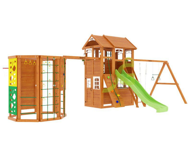 Детская игровая площадка Igragrad Клубный домик 2 с WorkOut Luxe