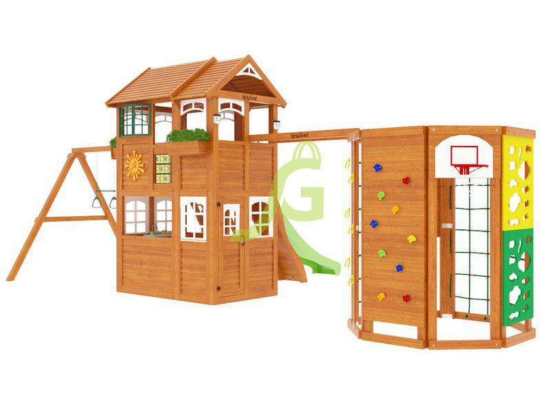 Детская игровая площадка Igragrad Клубный домик 2 с WorkOut Luxe