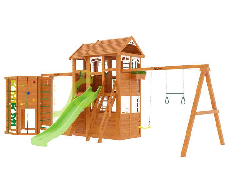 Детская игровая площадка Igragrad Клубный домик 2 с WorkOut Luxe