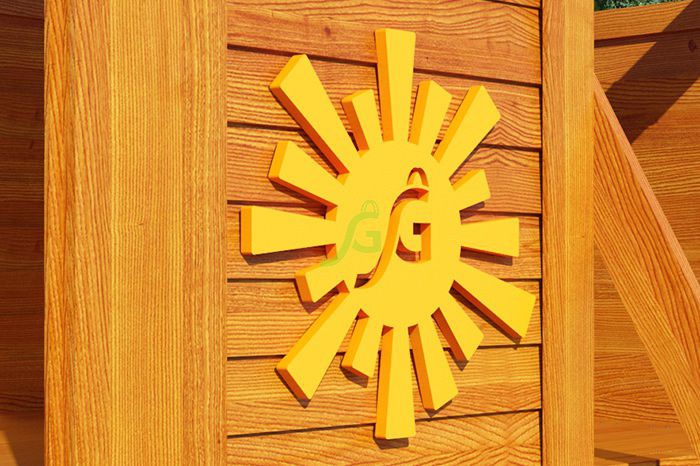 Детская игровая площадка Igragrad Клубный домик 2 с WorkOut Luxe