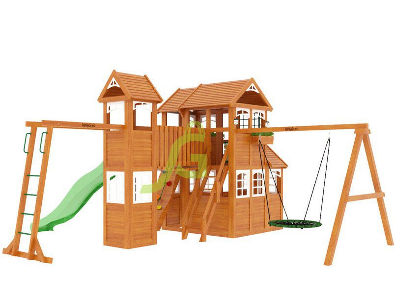 Детская игровая площадка Igragrad Клубный домик Макси Luxe