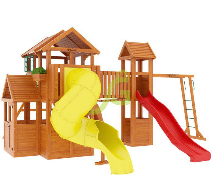 Детская игровая площадка Igragrad Клубный домик Макси с трубой