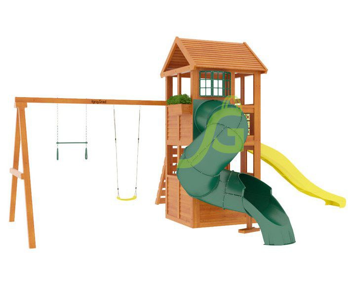 Детская игровая площадка Igragrad Клубный домик с трубой