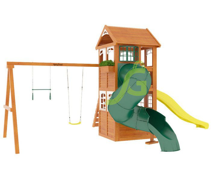 Детская игровая площадка Igragrad Клубный домик с трубой Luxe