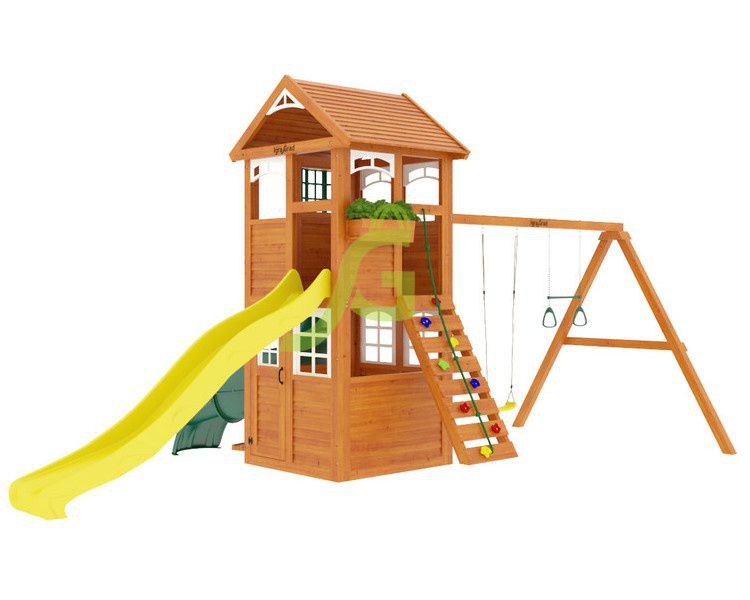 Детская игровая площадка Igragrad Клубный домик с трубой Luxe