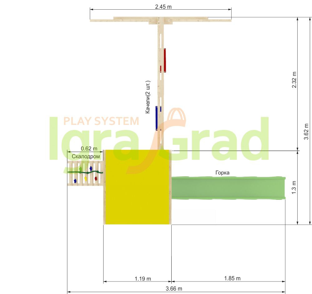 Детская игровая площадка IgraGrad Крафтик