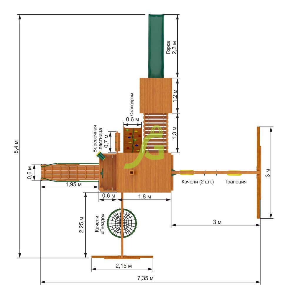 Детская площадка IgraGrad Шато 4