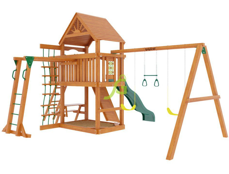 Детская площадка IgraGrad Шато с рукоходом (Дерево)