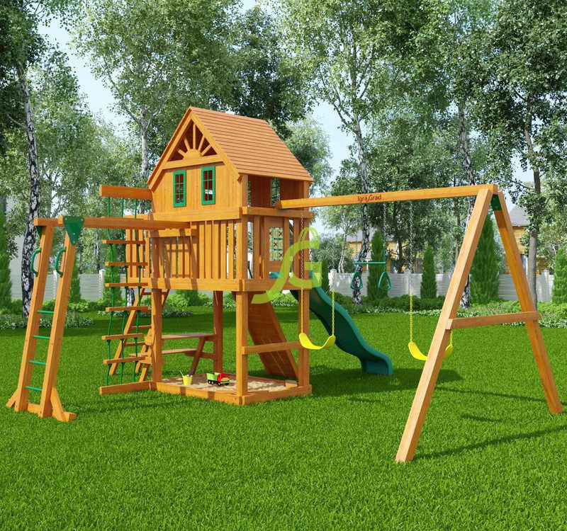 Детская площадка IgraGrad Шато с рукоходом (Домик)