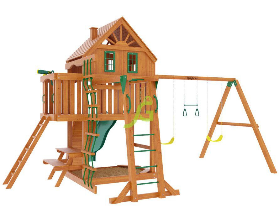 Детская площадка IgraGrad Шато с рукоходом (Домик)