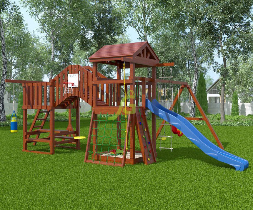 Детская игровая площадка Igragrad Панда Фани Мостик