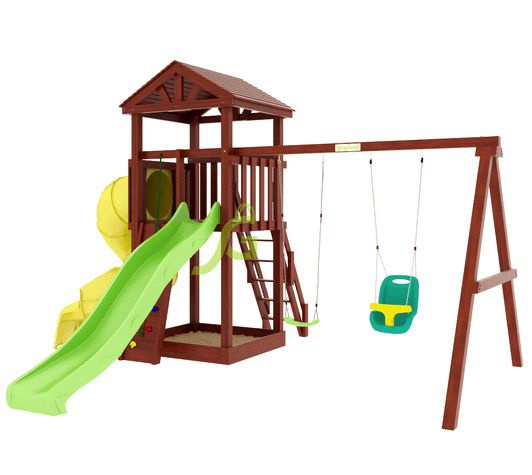 Детская игровая площадка Igragrad Панда Фани с винтовой трубой