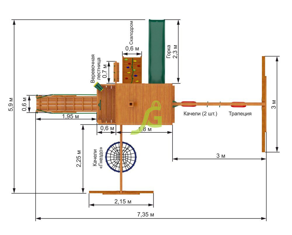 Детская площадка IgraGrad Шато 3