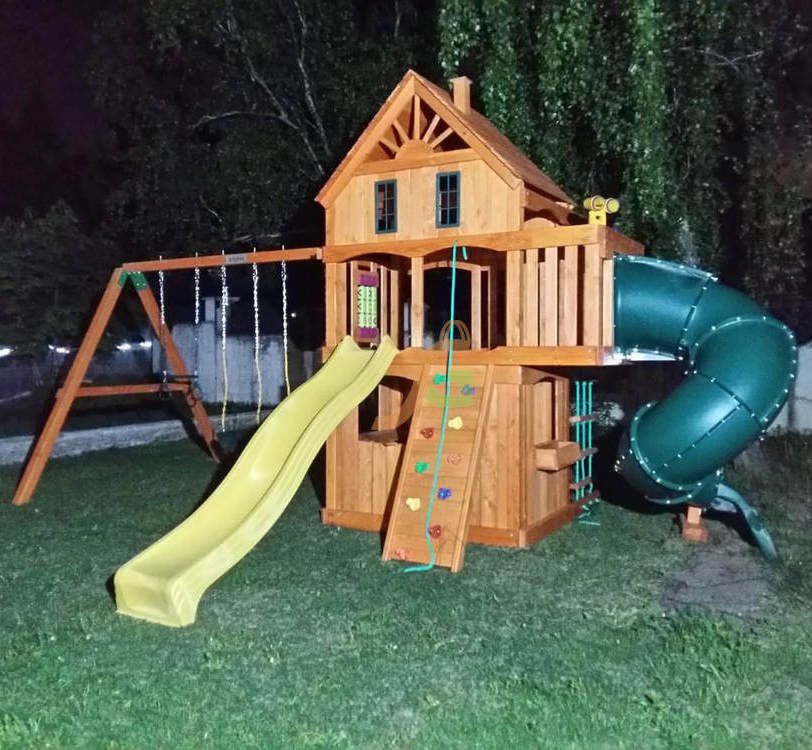 Детская игровая площадка Igragrad Шато 2 с трубой (Домик)