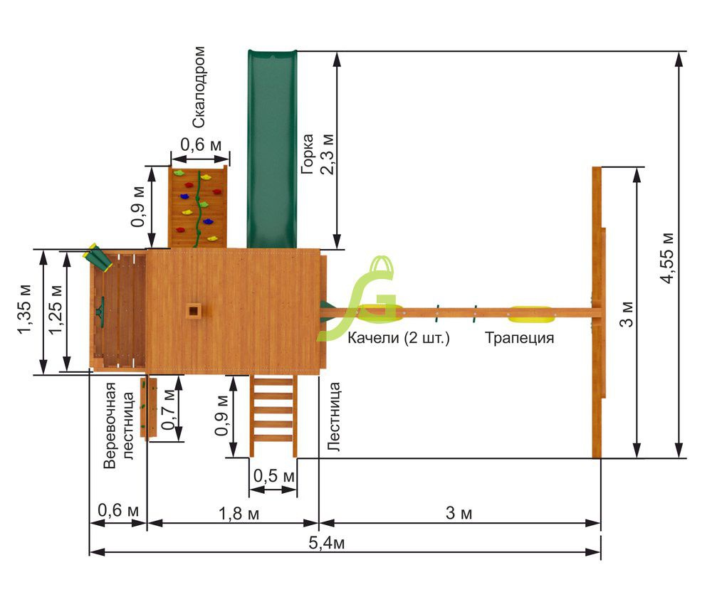 Детская игровая площадка Igragrad Шато (Домик)