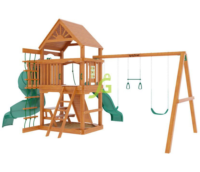 Детская игровая площадка Igragrad Шато с трубой (Дерево)