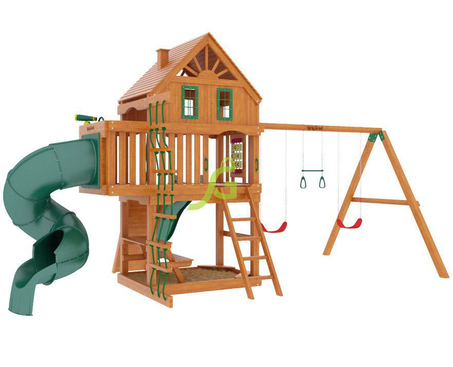 Детская игровая площадка Igragrad Шато с трубой (Домик)