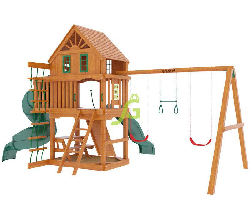 Детская игровая площадка Igragrad Шато с трубой (Домик)