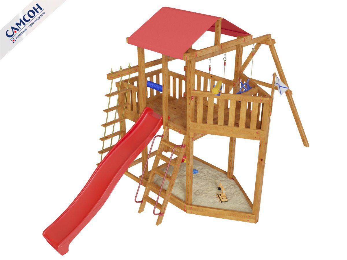 Детская игровая площадка корабль Самсон Баунти