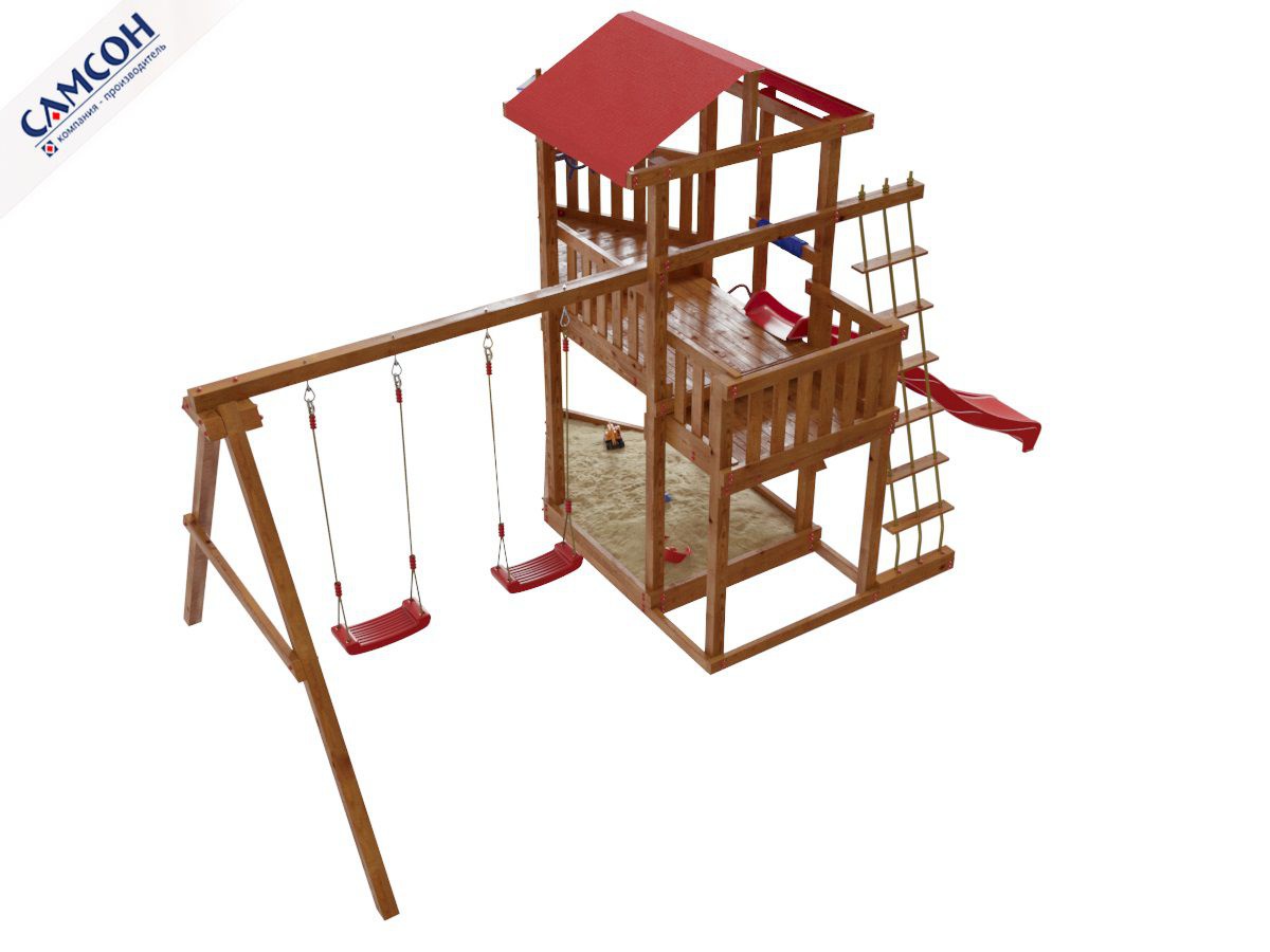 Детская игровая площадка корабль Самсон Ассоль