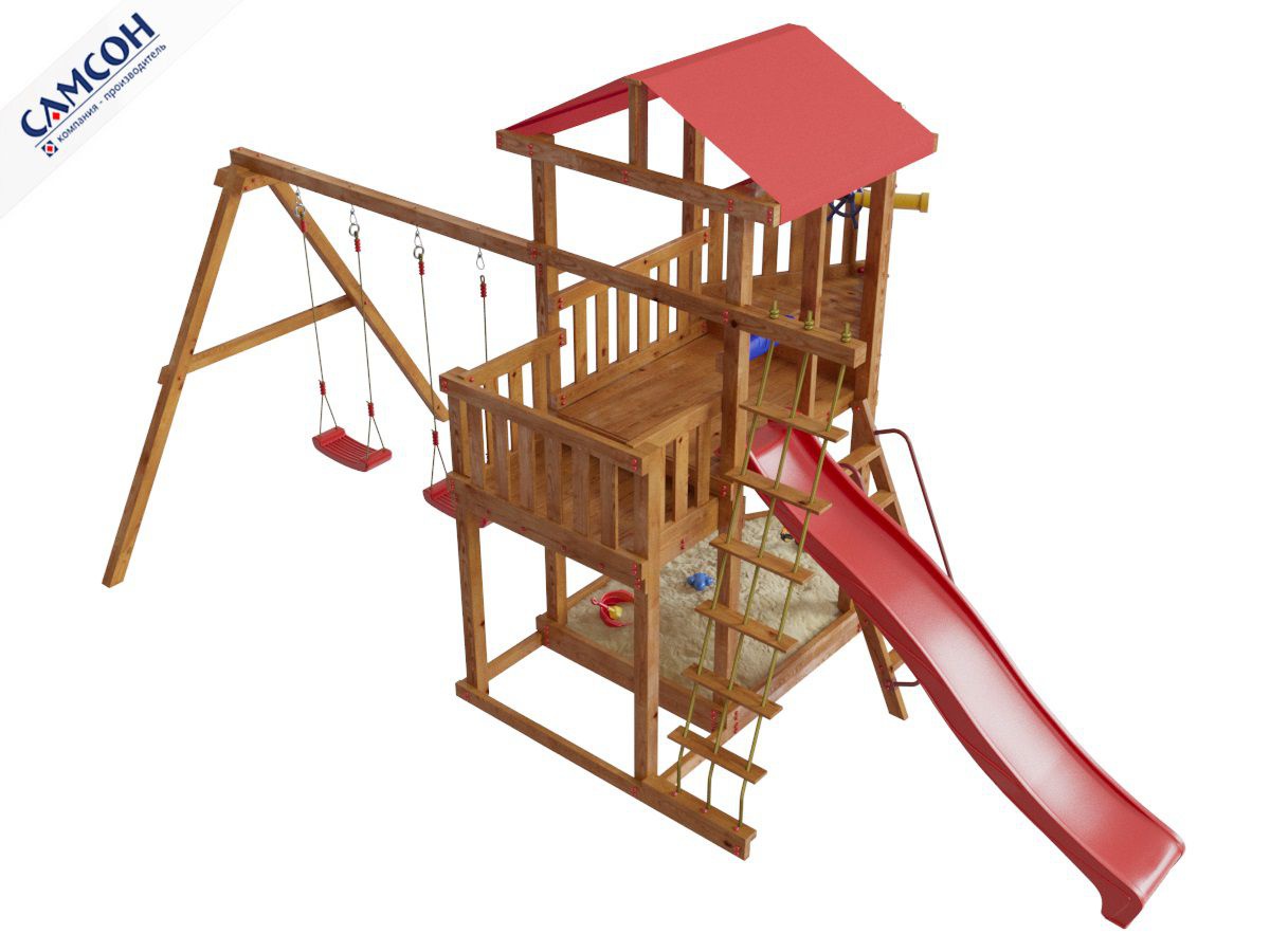 Детская игровая площадка корабль Самсон Ассоль