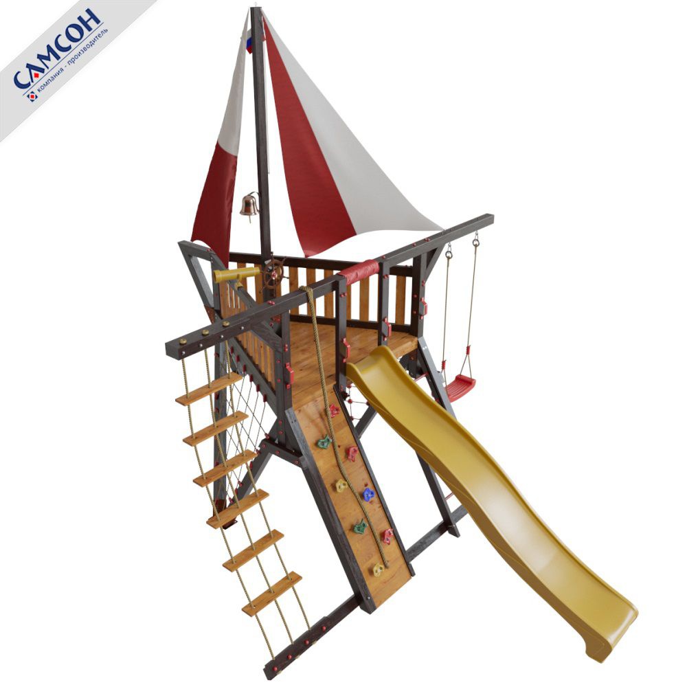 Детская игровая площадка корабль Самсон Фортуна