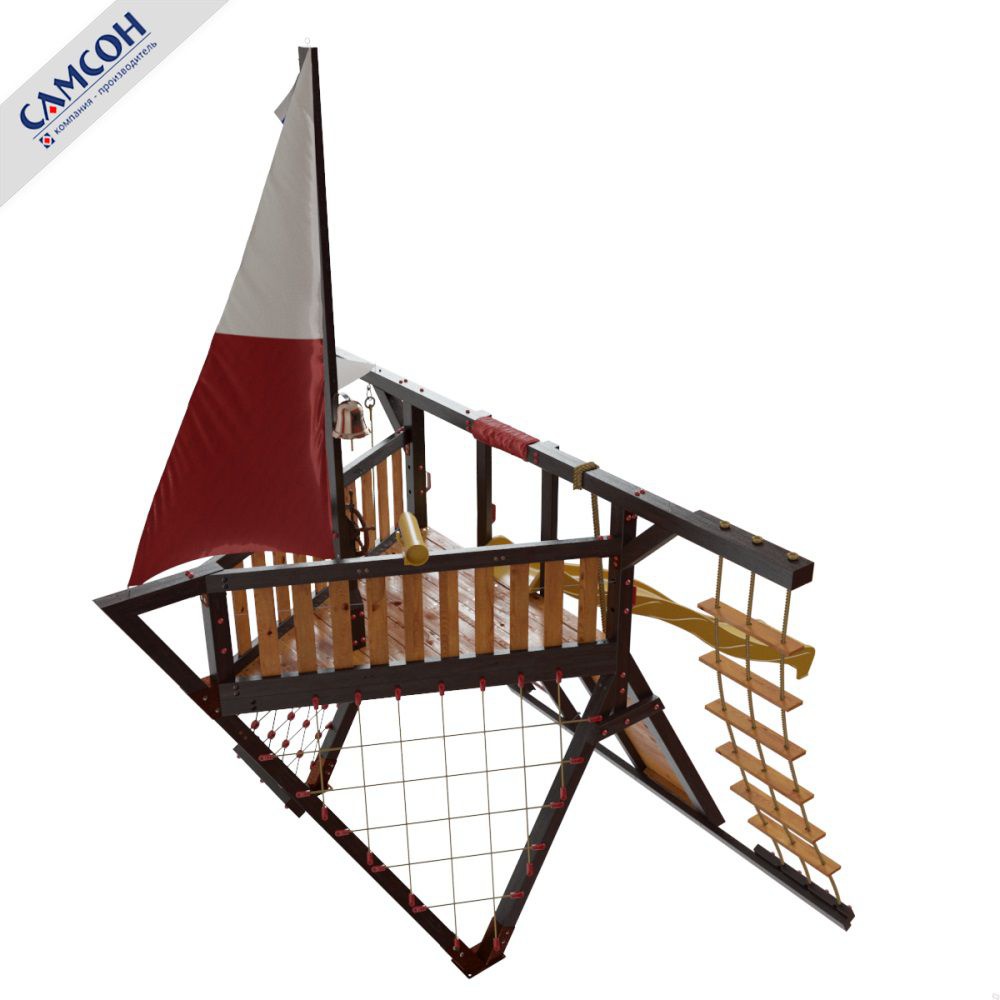 Детская игровая площадка корабль Самсон Фортуна