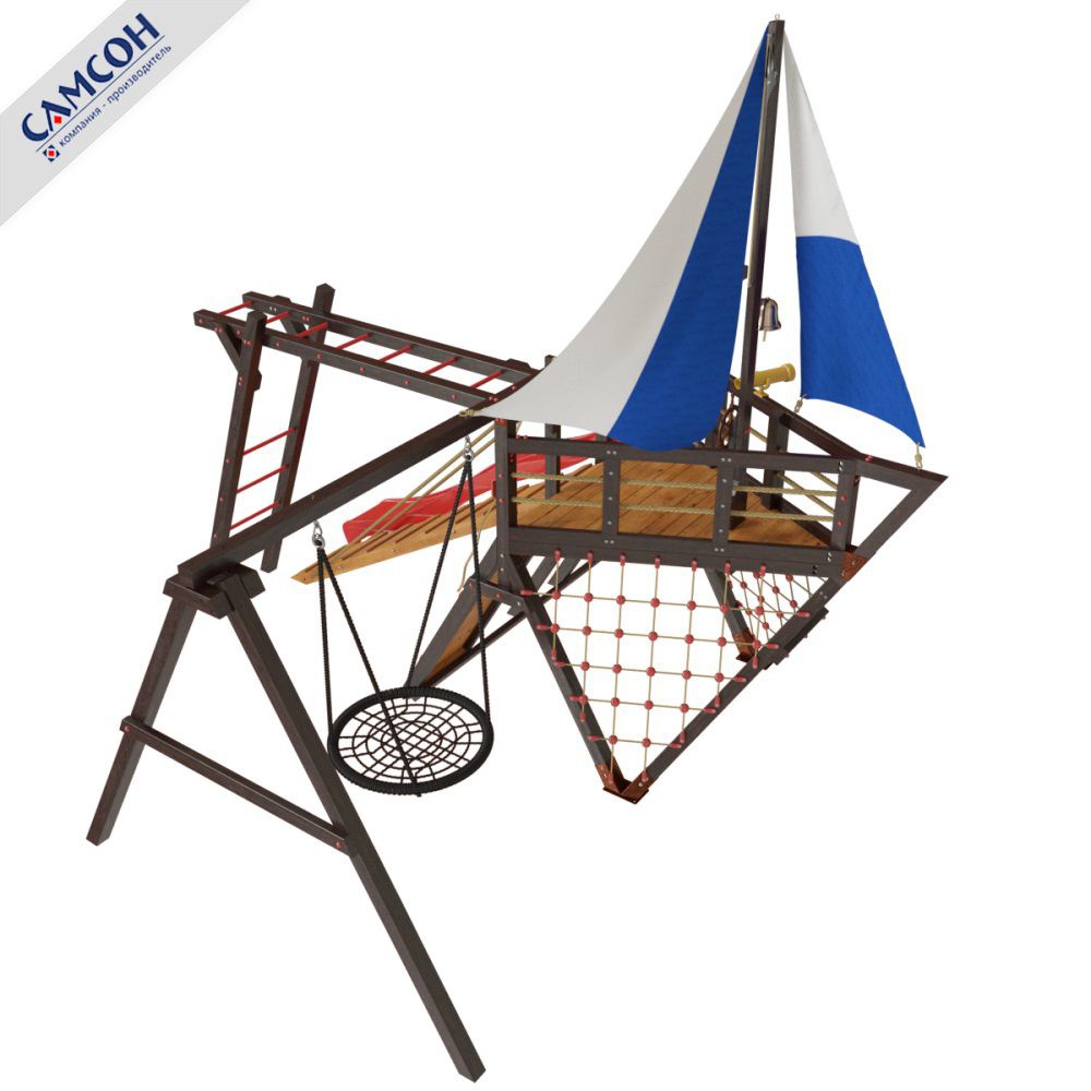 Детская игровая площадка корабль Самсон Фрегат