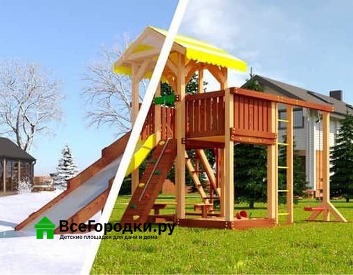 Детская игровая площадка Савушка 4 сезона 5