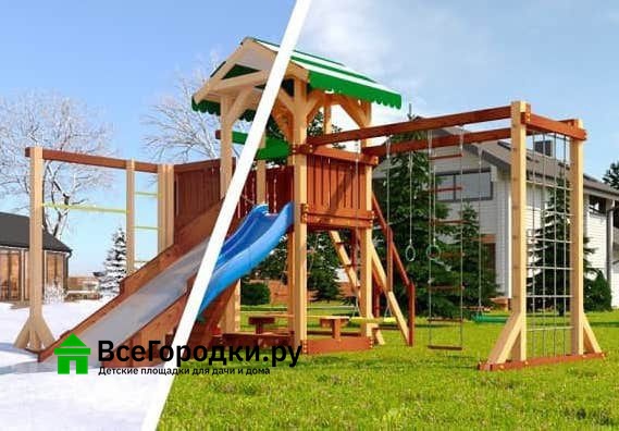 Детская игровая площадка Савушка 4 сезона 6
