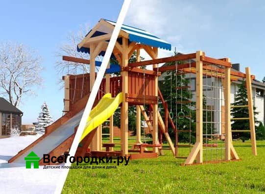 Детская игровая площадка Савушка 4 сезона 7