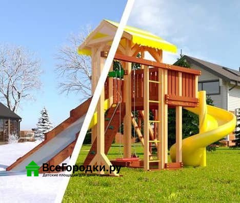 Детская игровая площадка Савушка 4 сезона 9