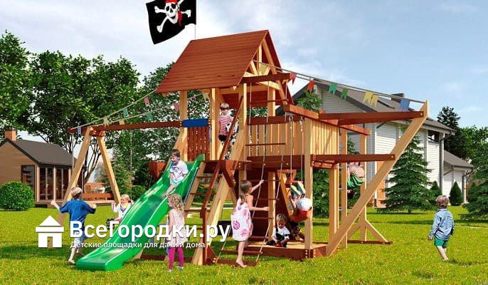 Детская игровая площадка Савушка Lux 6