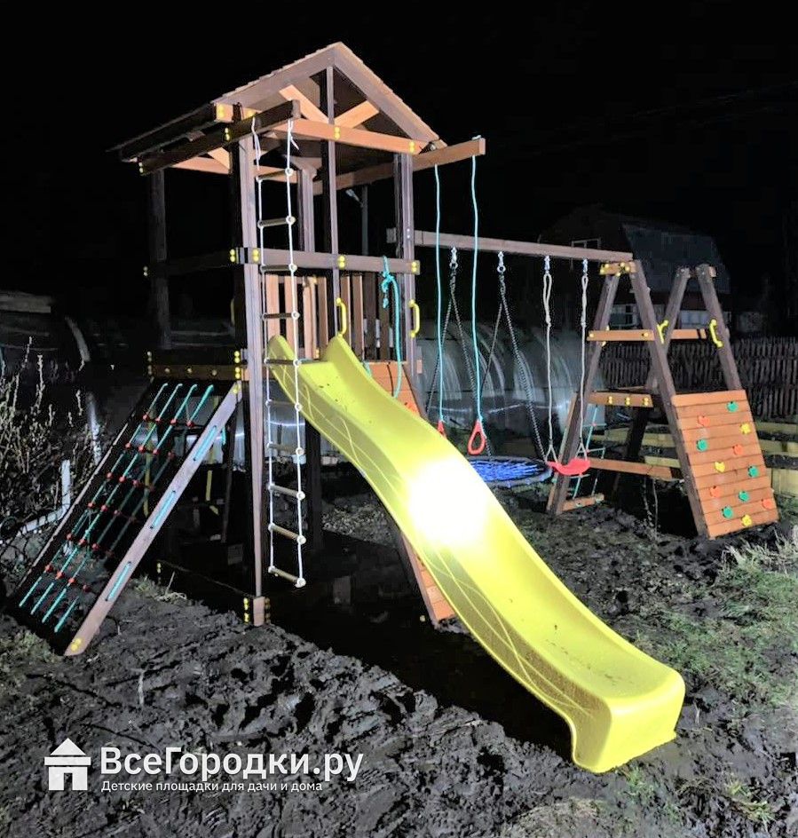 Детский игровой комплекс для дачи Домовенок Макси 2А