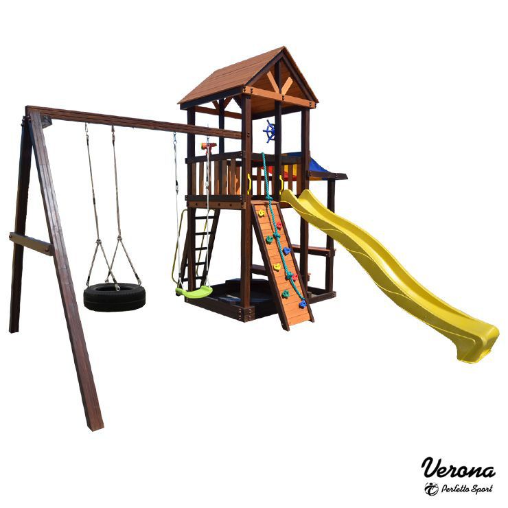 Детский игровой комплекс Perfetto Sport Verona (качели шина)