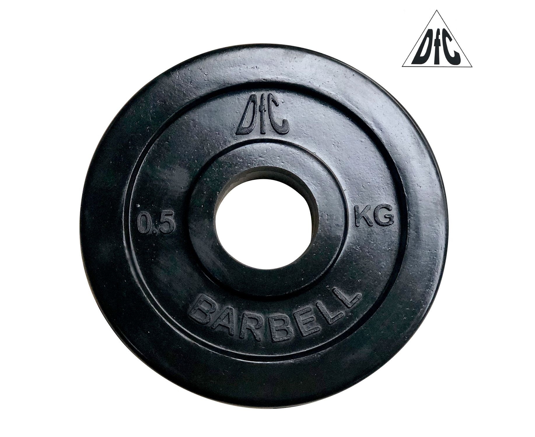 Диск обрезиненный DFC 0.5 кг / диаметр 31 мм