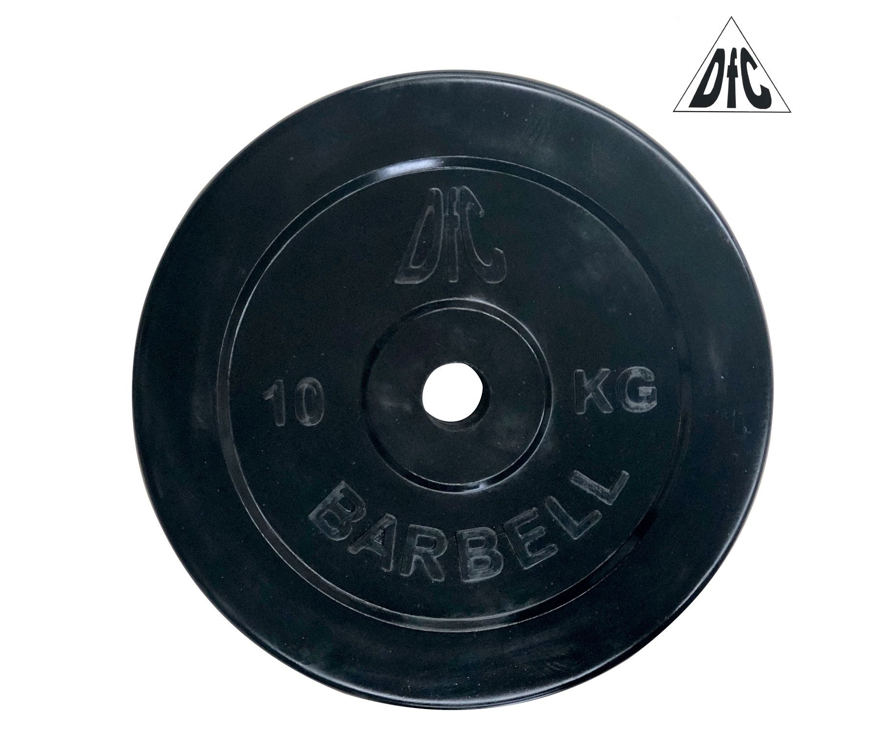 Диск обрезиненный DFC 10 кг / диаметр 26 мм