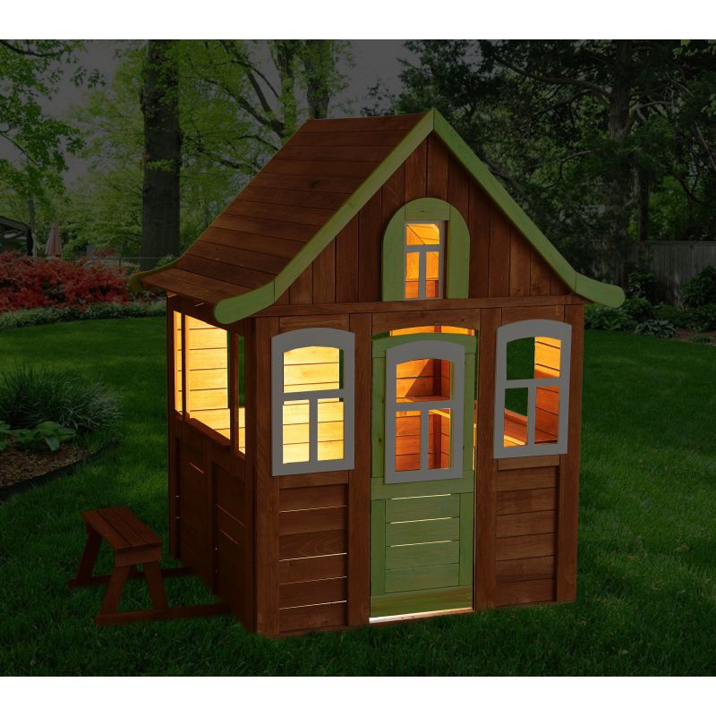 Детский домик Можга Цветочный Р920 неокрашенный