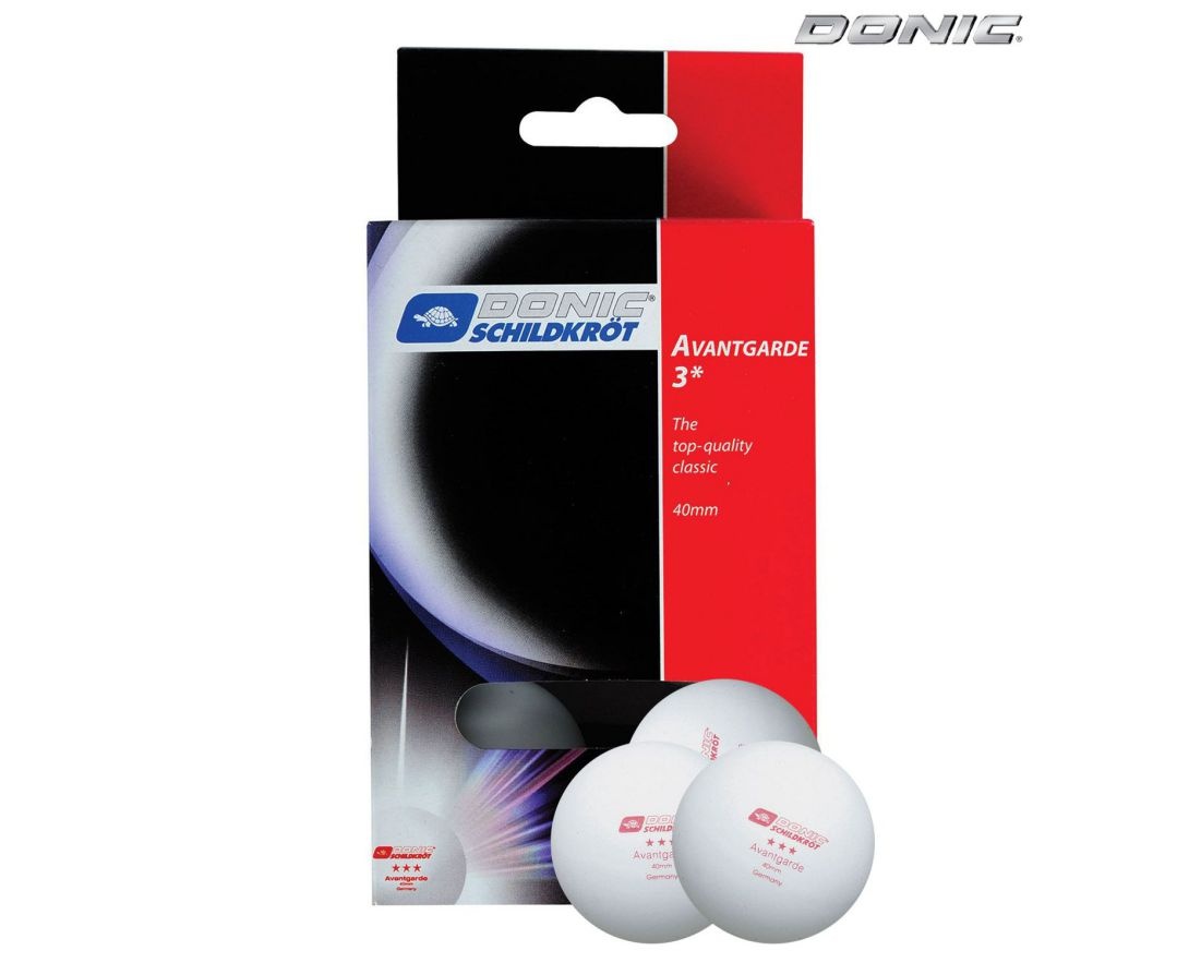 Мячики для н/тенниса DONIC AVANTGARDE 3 белые