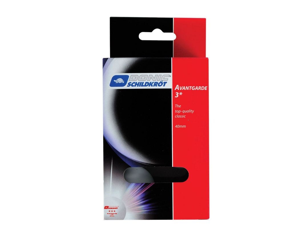 Мячики для н/тенниса DONIC AVANTGARDE 3 белые