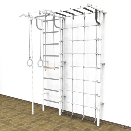 Дополнительная секция Шведская стенка  Рукоход с сеткой Rokids Роки