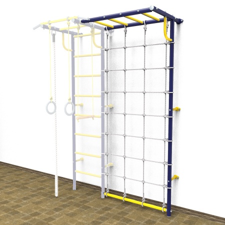 Дополнительная секция Шведская стенка  Рукоход с сеткой Rokids Роки