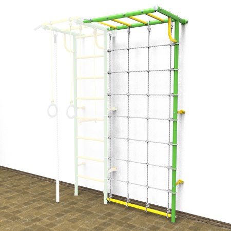 Дополнительная секция Шведская стенка  Рукоход с сеткой Rokids Роки