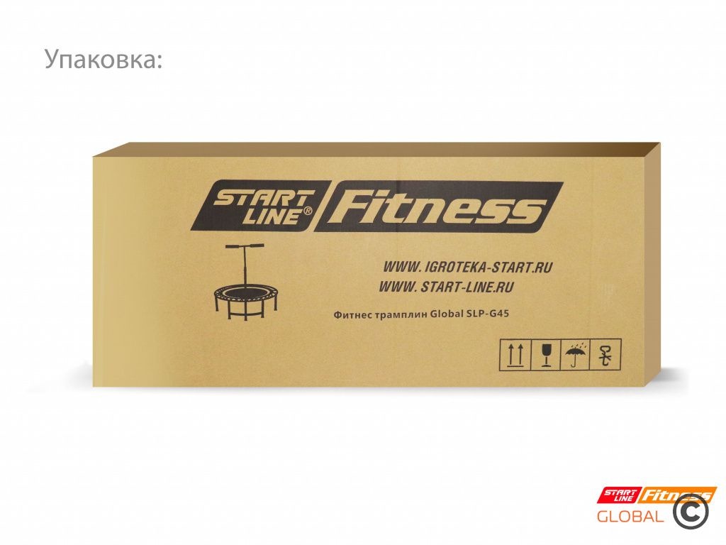 Фитнес трамплин GLOBAL SLF 45 (114 см)