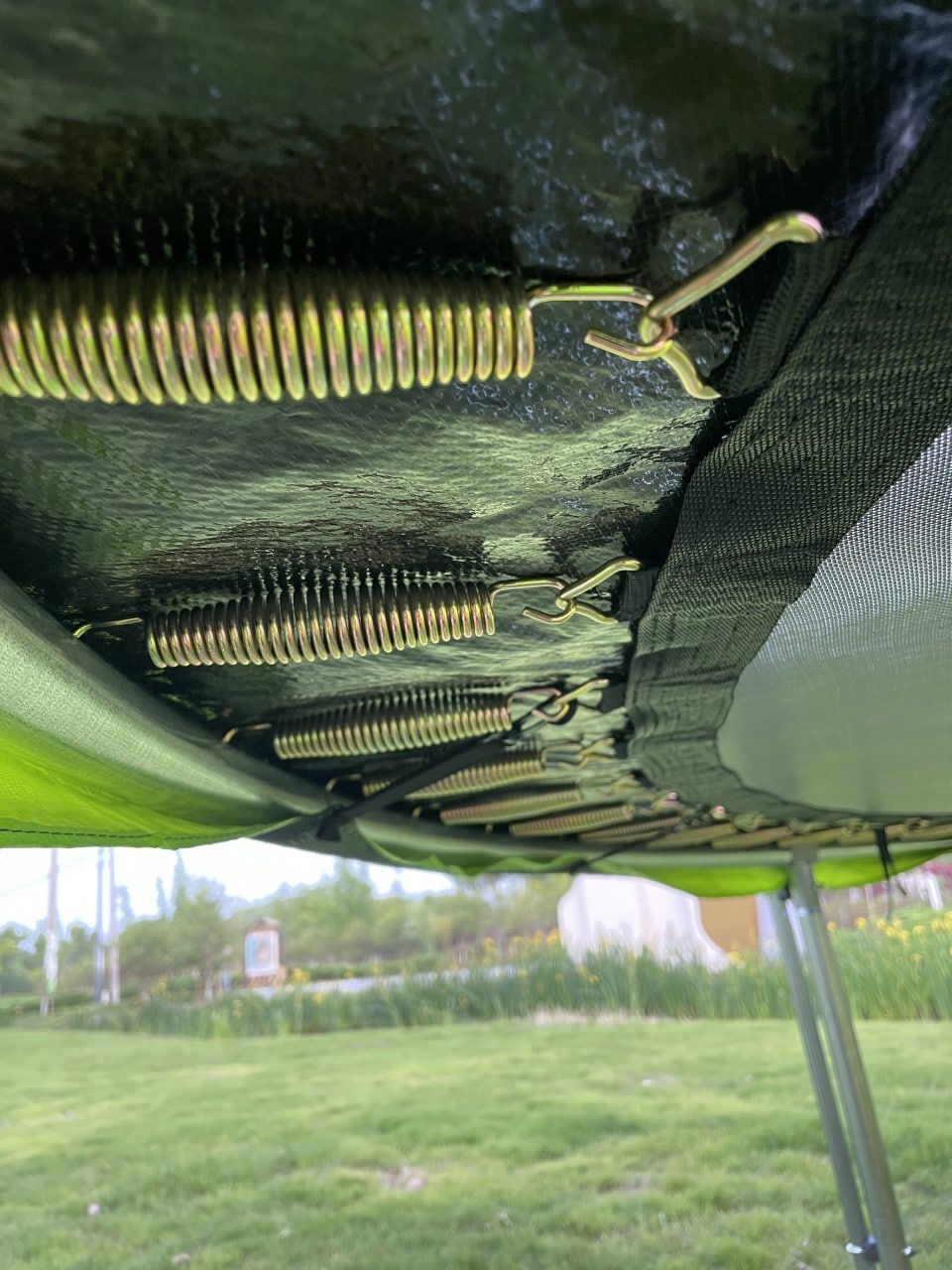 Батут FunFit 12 FT 374 см PRO Зеленый