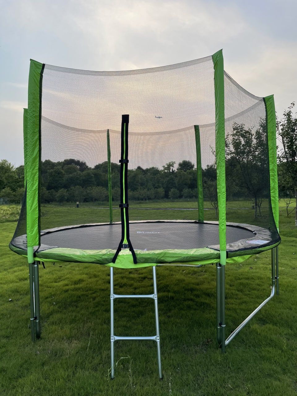 Батут FunFit 12 FT 374 см PRO Зеленый