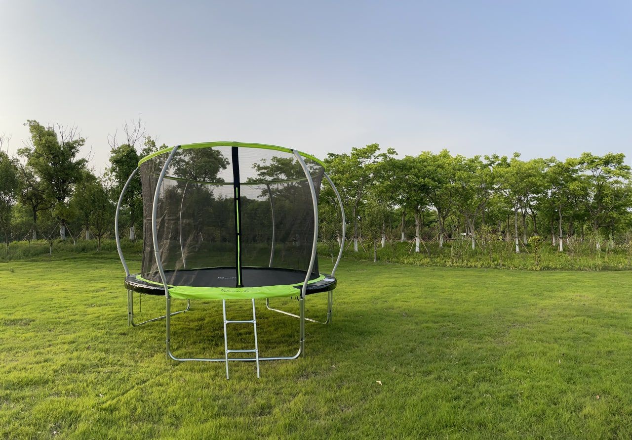 Батут FunFit 8 FT 252 см PRO inside зеленый